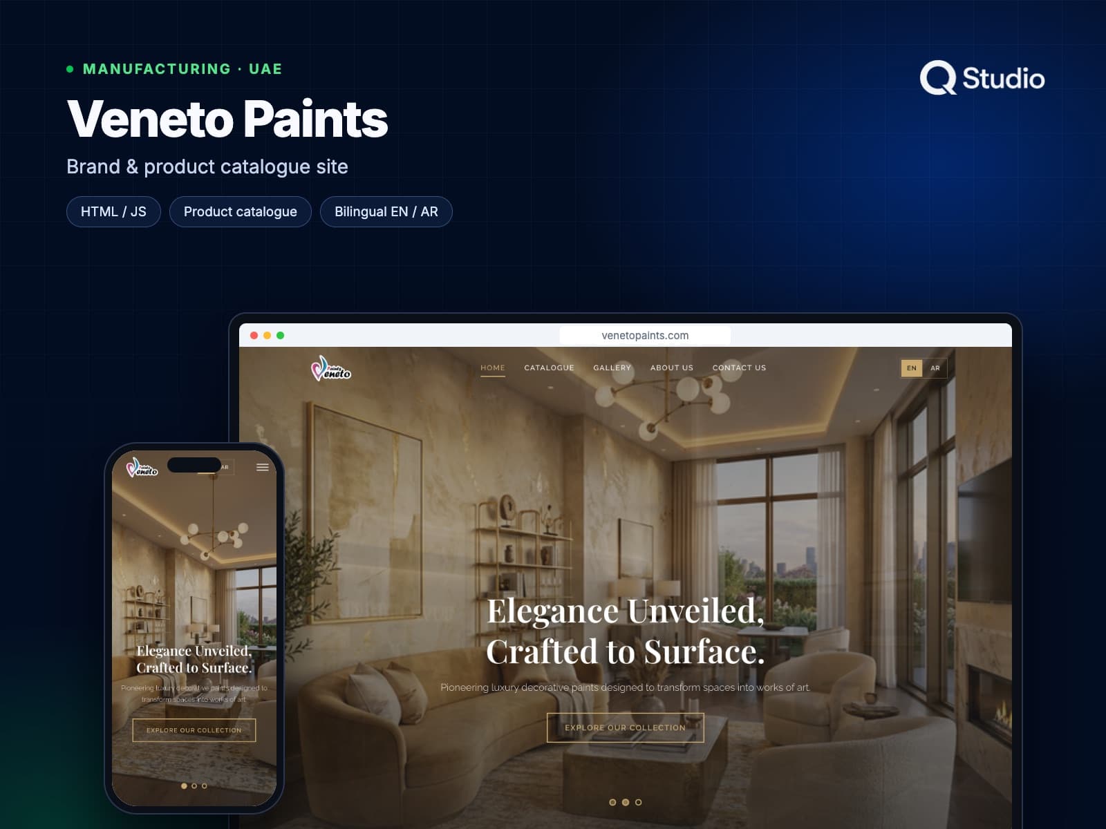 Veneto Paints: Brand & product catalogue